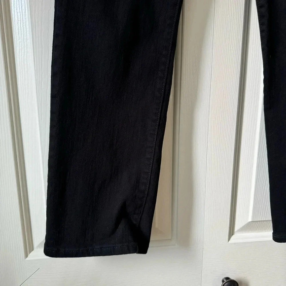 Levi’s San Francisco Demi Curve Classic Straight Leg Indigo Black Denim Jeans 28 - Picture 5 of 15